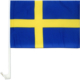 Autofahne Schweden Autoflagge Schwedenfahne